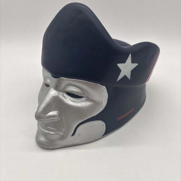 New England Patriots Foamheads Styrofoam Hat 90s-2000s Y2K NFL - Picture 2 of 8